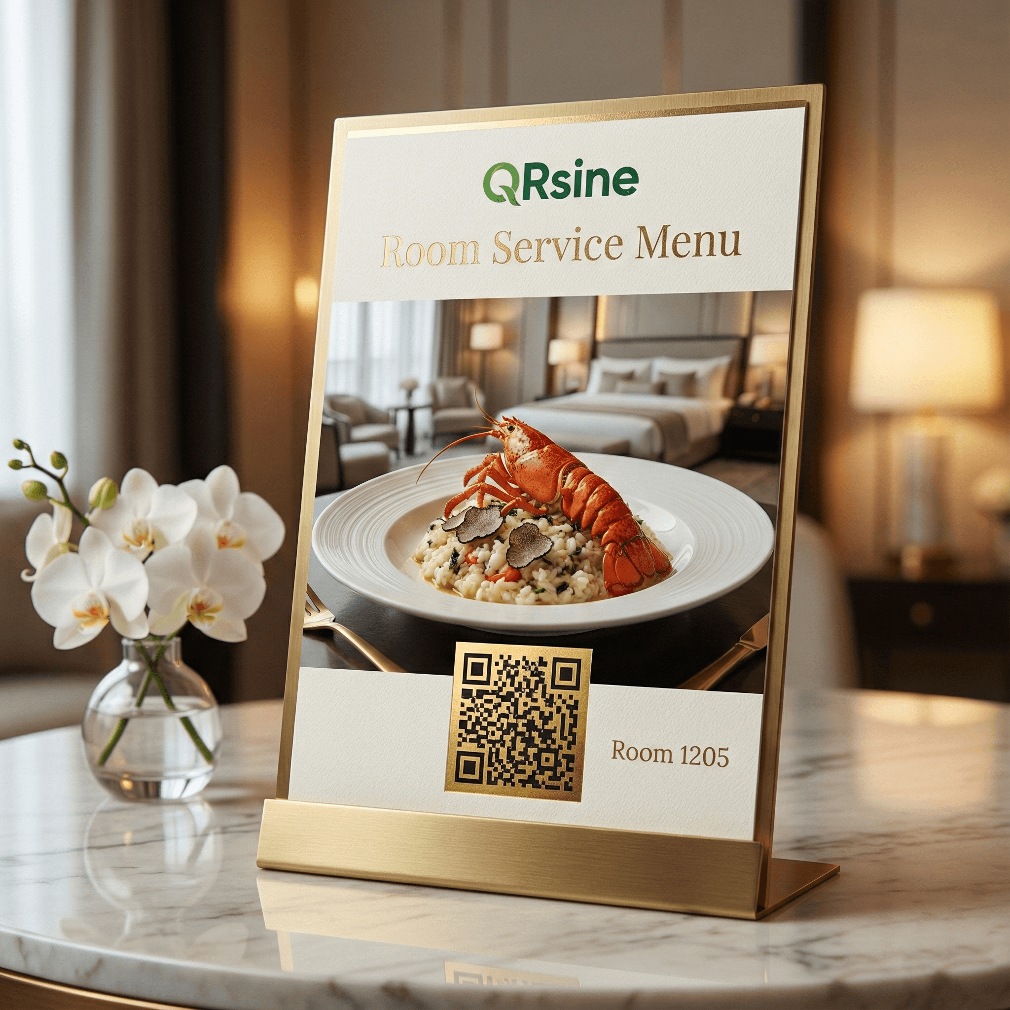 QR code with chef preparing food